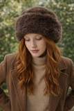 Sombrero o gorro de piel ecológica