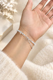 Pulsera de stras con cadena regulable