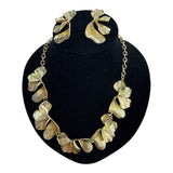 Conjunto de collar y caravanas dé bijouterie