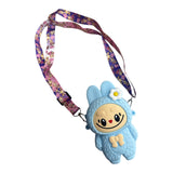 Cartera de niña labubu de silicona
