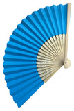 Abanico plegable de bambú