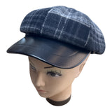 Boina con visera escocesa