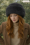 Sombrero o gorro de piel ecológica
