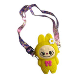 Cartera de niña labubu de silicona