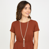 Collar de perlas largo