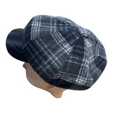 Boina con visera escocesa