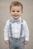 Tiradores y corbata con moño