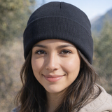 Gorro de lana tejido doble