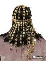 Adorno o tiara de cabeza para danza árabe