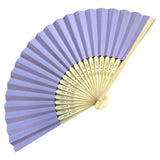 Abanico plegable de bambú